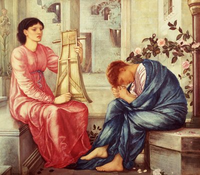 De Klaagzang door Edward Burne Jones